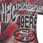 NFL (Signal) - 49ers, Super Bowl XXIX Champions All Over Print T-Shirt 1994 Large Vintage Retro Football