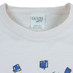 Guess - Guess Watches Spell Out T-Shirt 1990s Large Vintage Retro