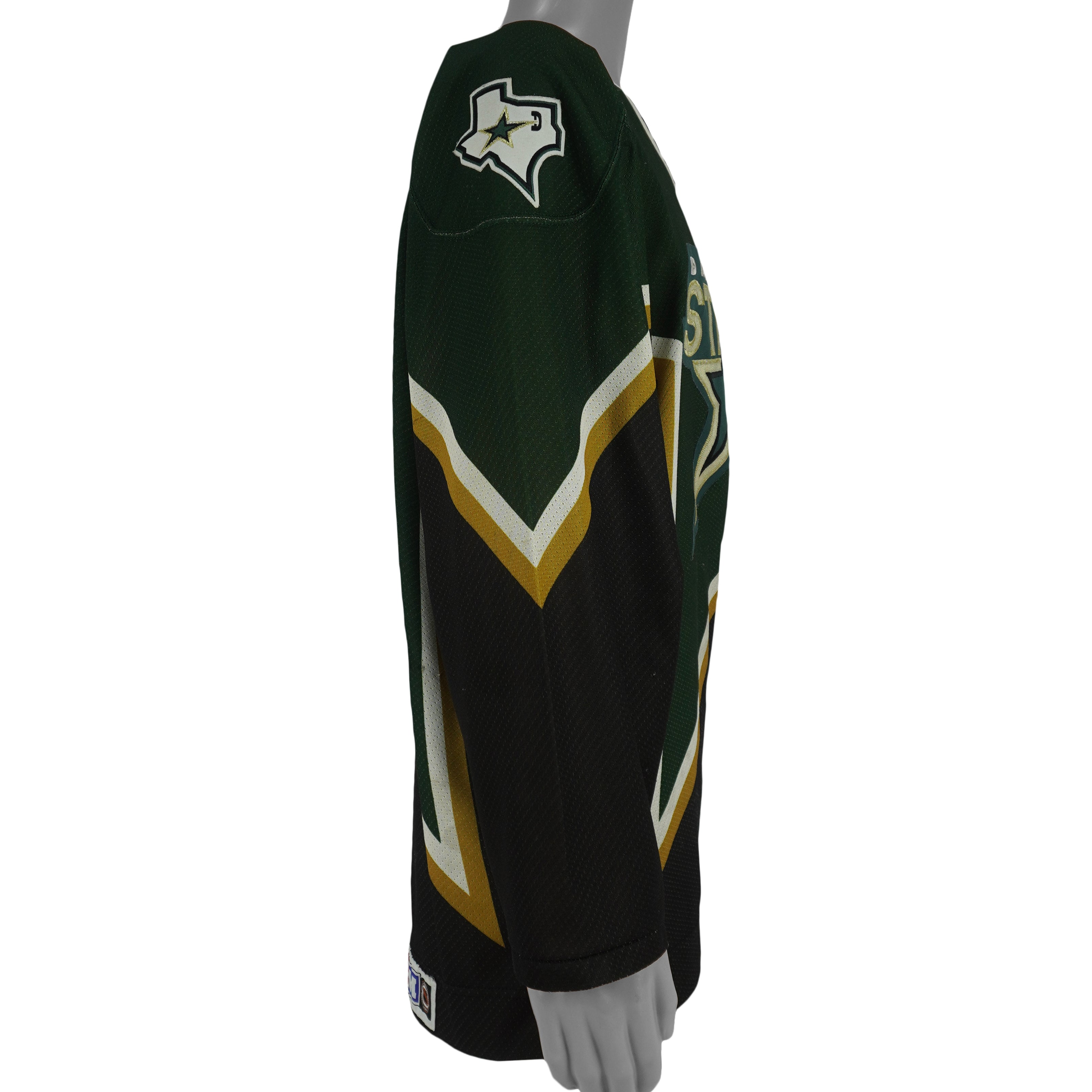 NHL (CCM) - Green & Black Dallas Stars Hockey Jersey 1990s X-Large Vintage Retro Hockey