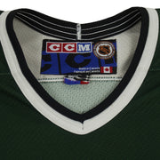 NHL (CCM) - Green & Black Dallas Stars Hockey Jersey 1990s X-Large Vintage Retro Hockey