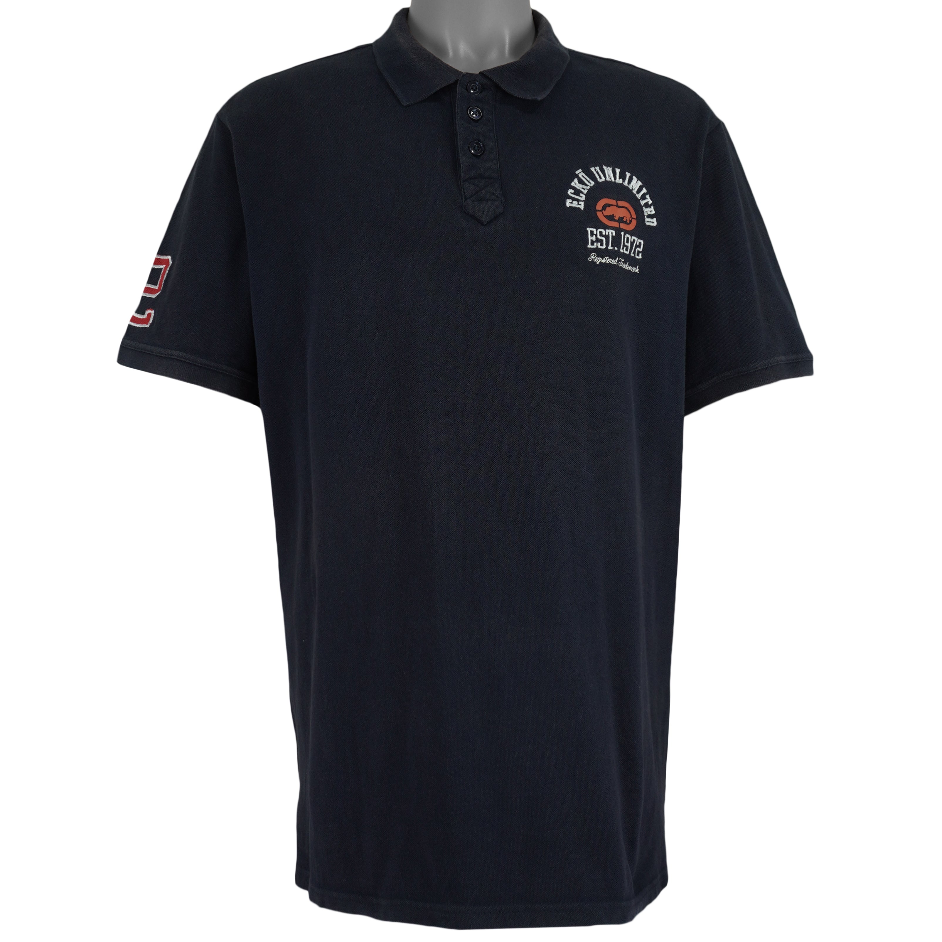 Vintage - Ecko Unltd 72 Polo T-Shirt 1990s XX-Large Vintage Retro