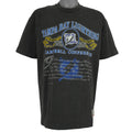 NHL (Nutmeg) - Tampa Bay Lightning Spell-Out T-Shirt 1992 X-Large Vintage Retro Hockey
