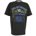NHL (Nutmeg) - Tampa Bay Lightning Spell-Out T-Shirt 1992 X-Large Vintage Retro Hockey