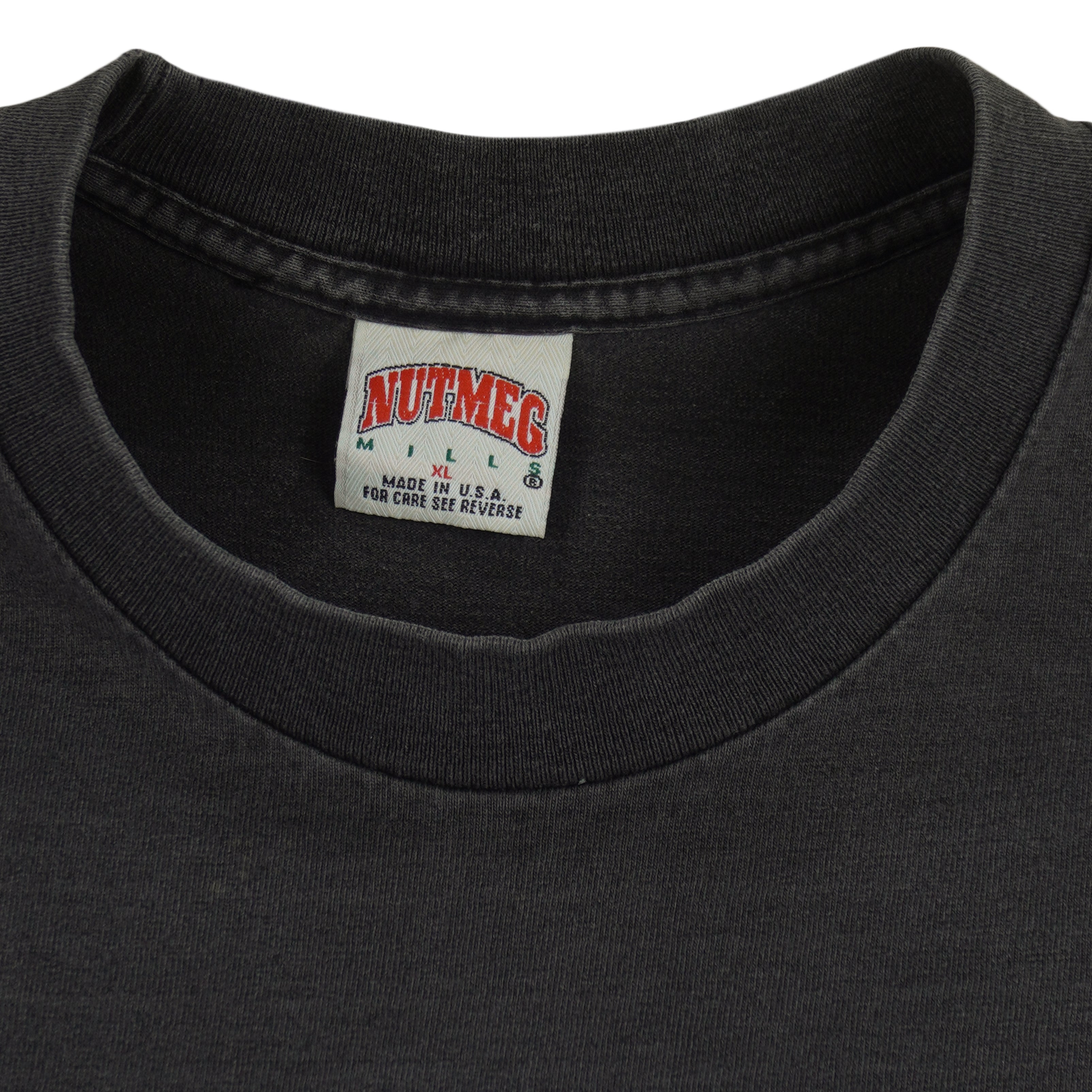 NHL (Nutmeg) - Tampa Bay Lightning Spell-Out T-Shirt 1992 X-Large Vintage Retro Hockey