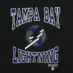 NHL (Hanes) - Tampa Bay Lightning T-Shirt 1990s X-Large Vintage Retro Hockey