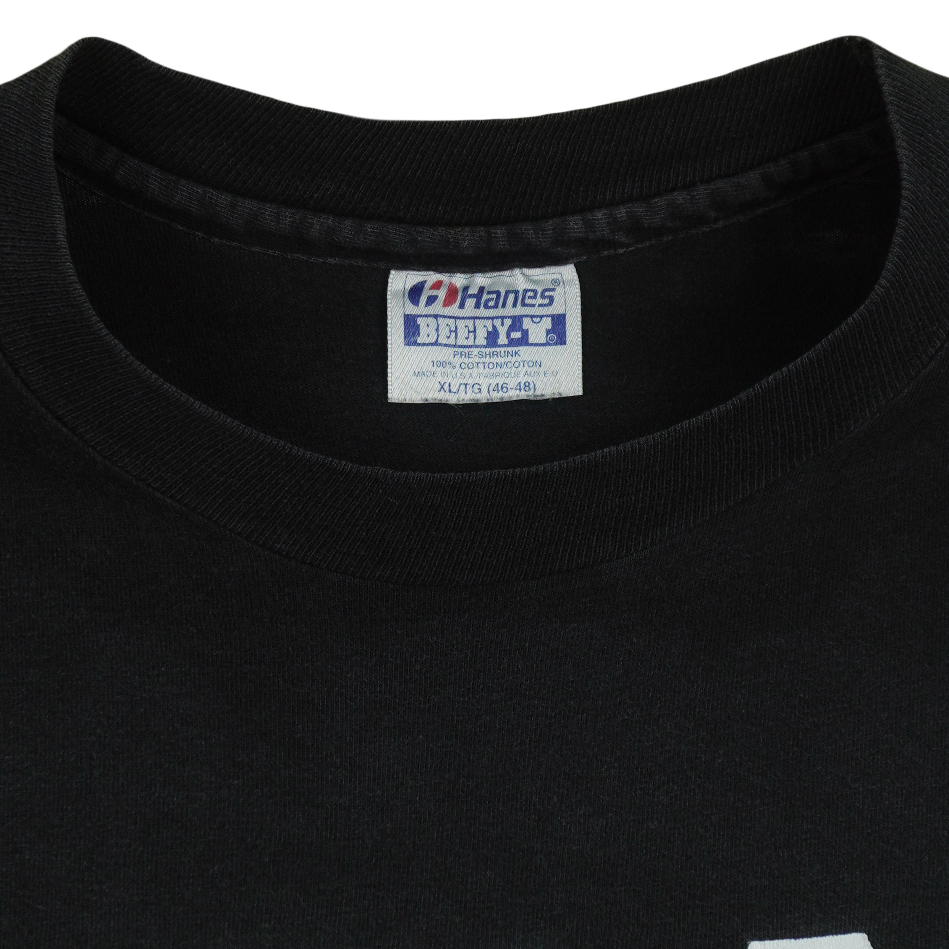 NHL (Hanes) - Tampa Bay Lightning T-Shirt 1990s X-Large Vintage Retro Hockey