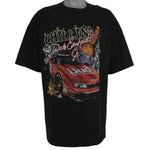 Budweiser (Chase) - Chilling Dale Earnhardt Jr. T-Shirt 1990s XX-Large Vintage Retro