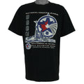 NHL (Tultex) - North America Vs The World, 50th All-Star Game T-Shirt 2000 Large Vintage Retro Hockey