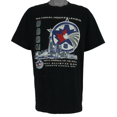 NHL (Tultex) - North America Vs The World, 50th All-Star Game T-Shirt 2000 Large
