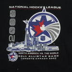 NHL (Tultex) - North America Vs The World, 50th All-Star Game T-Shirt 2000 Large Vintage Retro Hockey