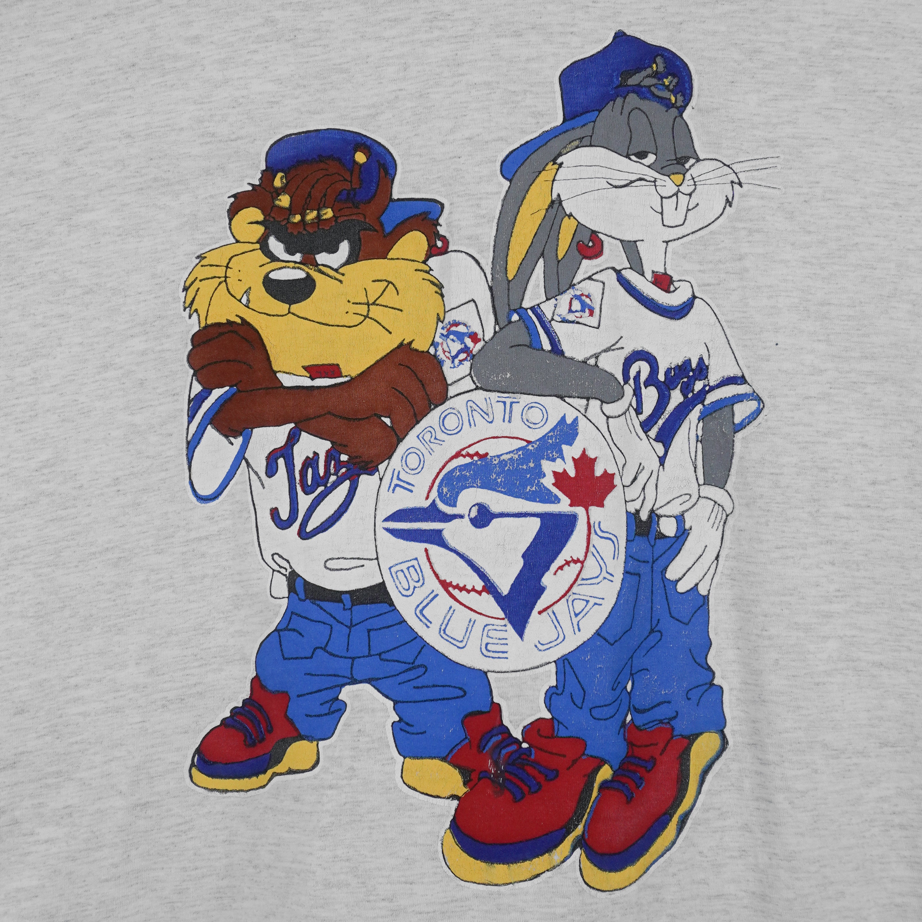 MLB - Toronto Blue Jays X Looney Tunes T-Shirt 1990s Large Vintage Retro