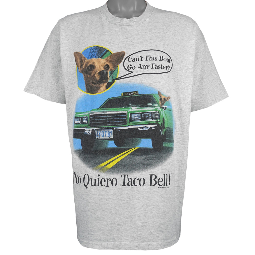 Vintage - Can't This Boat Go Any Faster, Taco Bell T-Shirt 1999 X-Large Vintage Retro