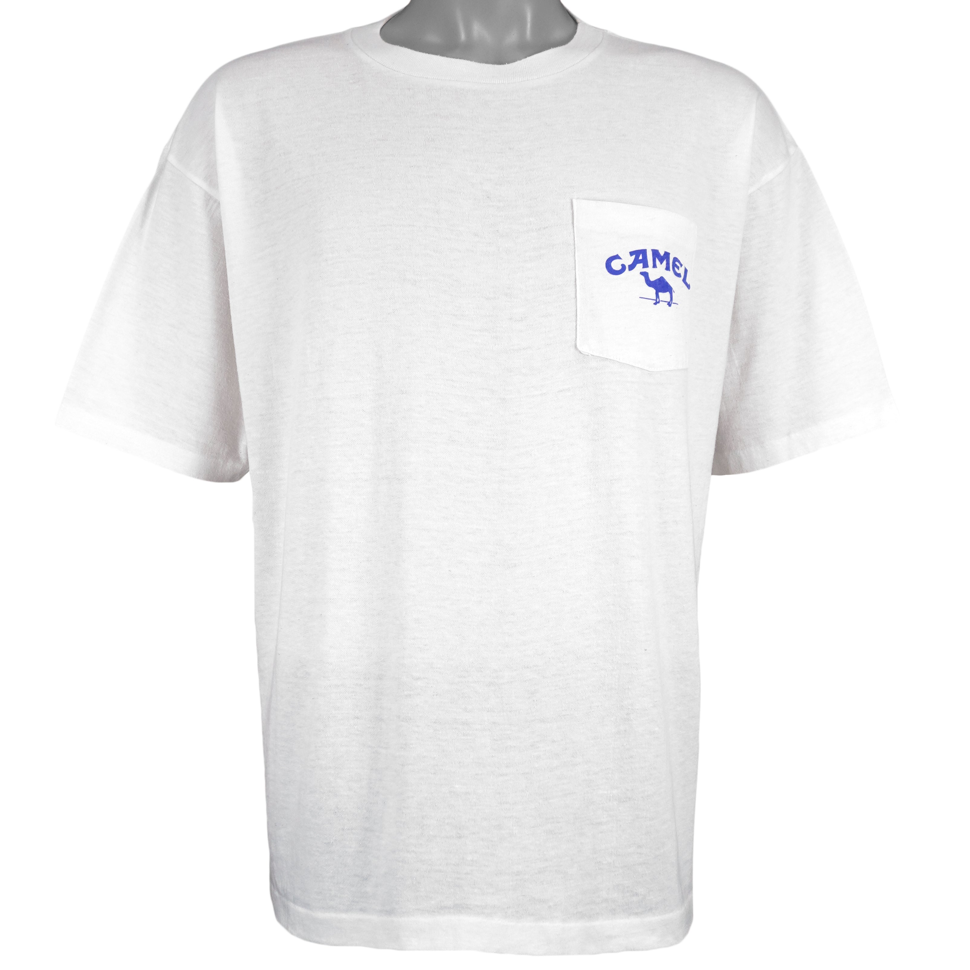 Vintage (Camel) - A Pack Of Camels Spell-Out T-Shirt 1990 X-Large Vintage Retro