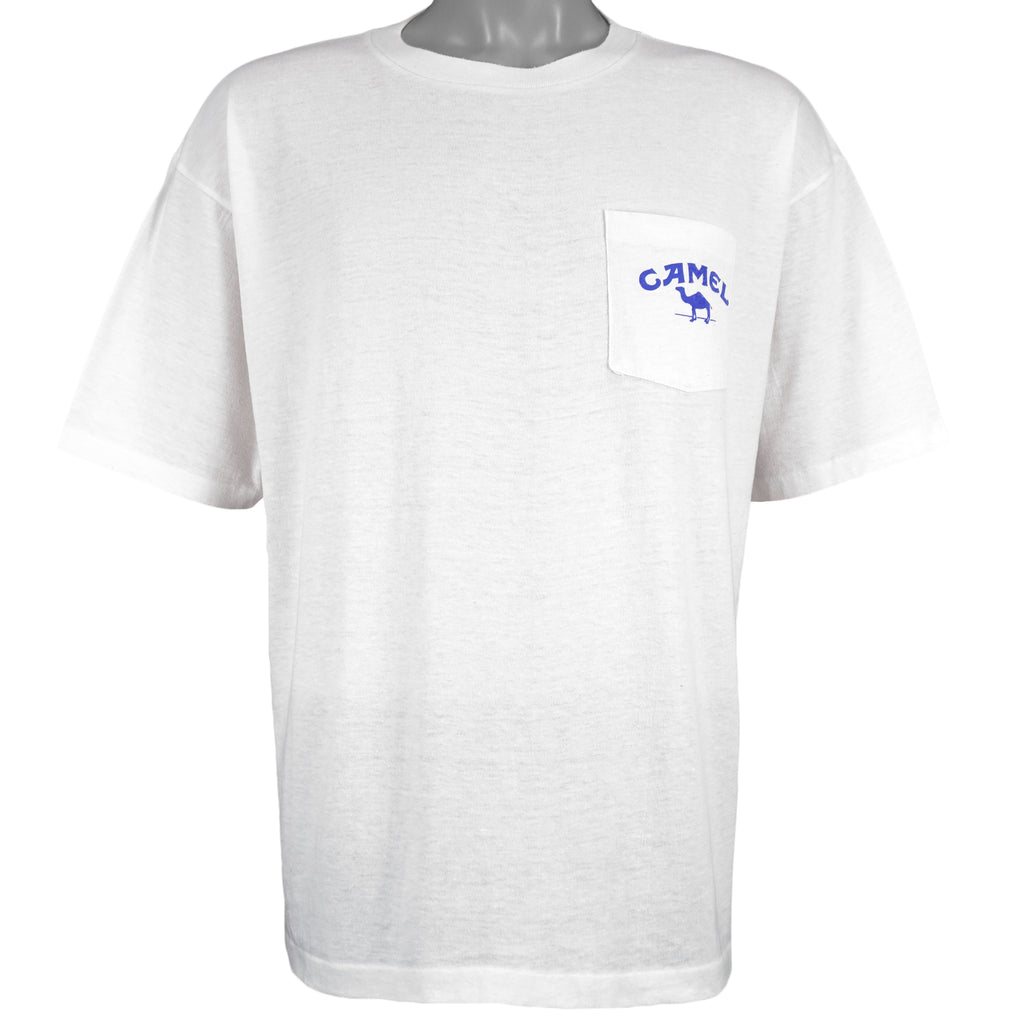 Vintage (Camel) - A Pack Of Camels Spell-Out T-Shirt 1990 X-Large Vintage Retro