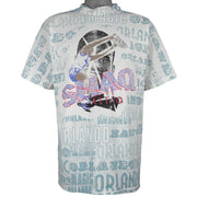 NBA - Orlando Magic, Shaq Attao All Over Print T-Shirt 1990s X-Large Vintage Retro Basetball