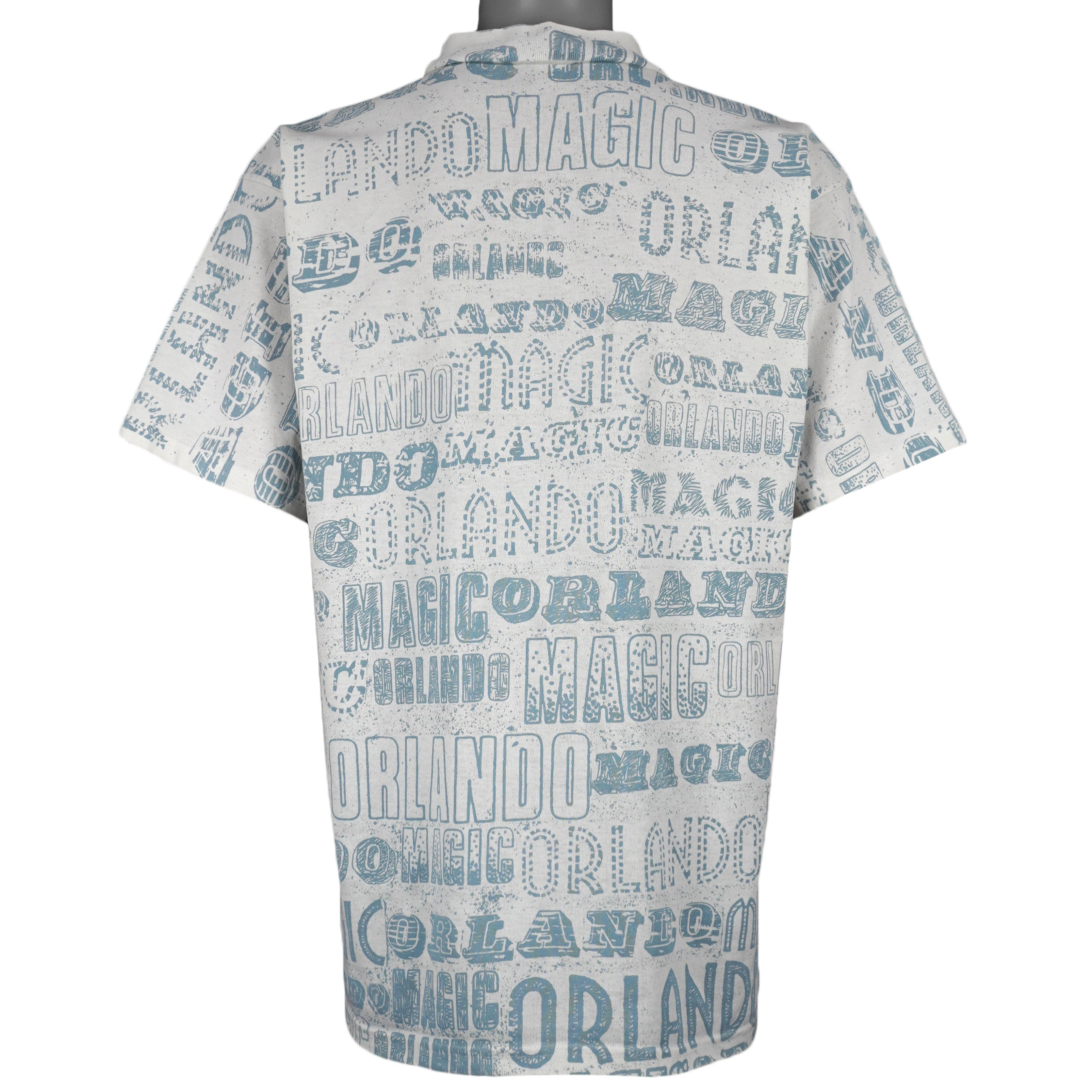 NBA - Orlando Magic, Shaq Attao All Over Print T-Shirt 1990s X-Large Vintage Retro Basetball