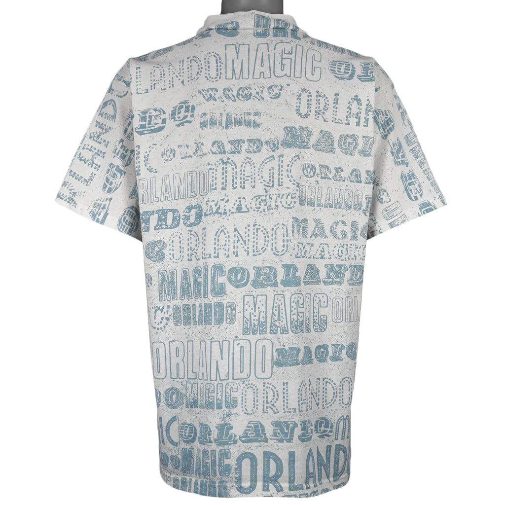 NBA - Orlando Magic, Shaq Attao All Over Print T-Shirt 1990s X-Large Vintage Retro Basetball