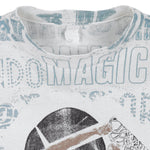 NBA - Orlando Magic, Shaq Attao All Over Print T-Shirt 1990s X-Large Vintage Retro Basetball
