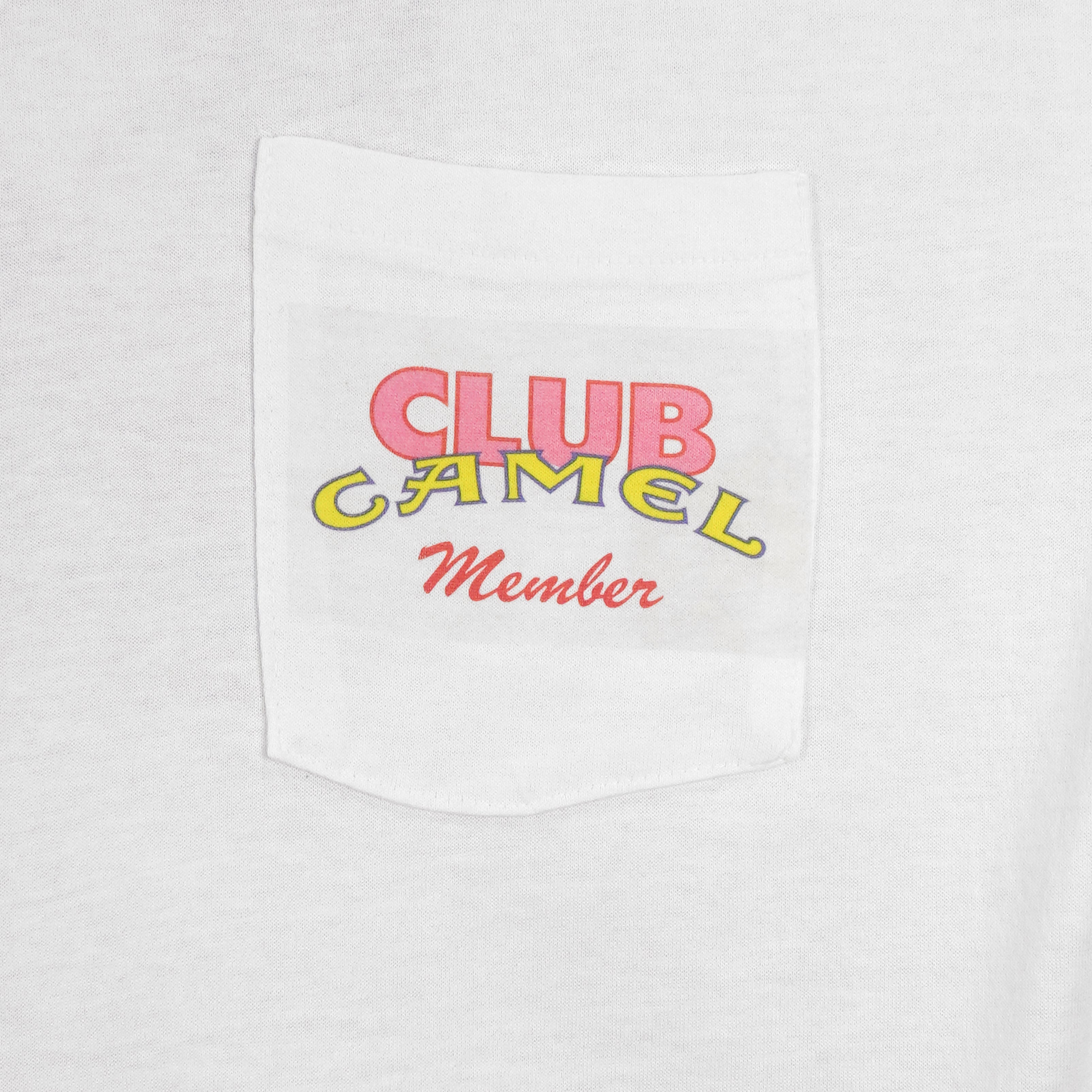 Vintage (Camel) - Beach Club Wish You Were Here T-Shirt 1990s X-Large Vintage Retro