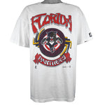 Starter - Florida Panthers Big Logo T-Shirt 1993 Large Vintage Retro Hockey