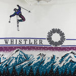 Vintage - Ski Whistler Mountain Pullover Sweatshirt 1990s Medium Vintage Retro