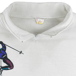 Vintage - Ski Whistler Mountain Pullover Sweatshirt 1990s Medium Vintage Retro