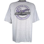 Harley Davidson - Chicago, Illinois Roll Em Ups T-Shirt 1992 X-Large Vintage Retro