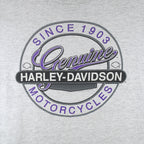 Harley Davidson - Chicago, Illinois Roll Em Ups T-Shirt 1992 X-Large Vintage Retro