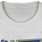NHL - St. Louis Blues All Over Print T-Shirt 1990s Large Vintage Retro Hockey