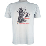 Vintage (Jerzees) - Screaming Eagle Tree Stands Single Stitch T-Shirt 1990s Medium Vintage Retro