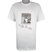 Vintage (Stedman) - Really, I'm Fine Shoebox Greeting by Hallmark T-Shirt 1990s X-Large Vintage Retro