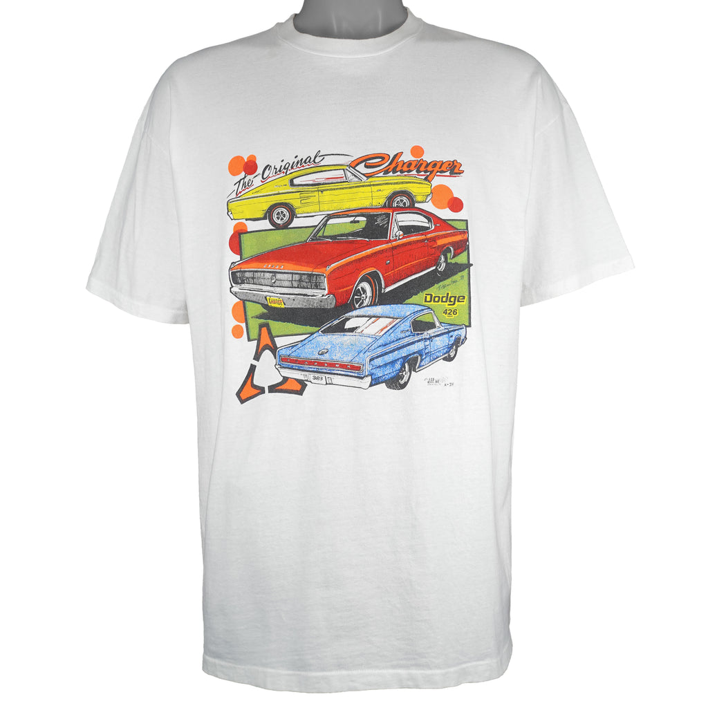 Vintage (Hanes) - Dodge The Original Charger T-Shirt 1990s X-Large Vintage Retro