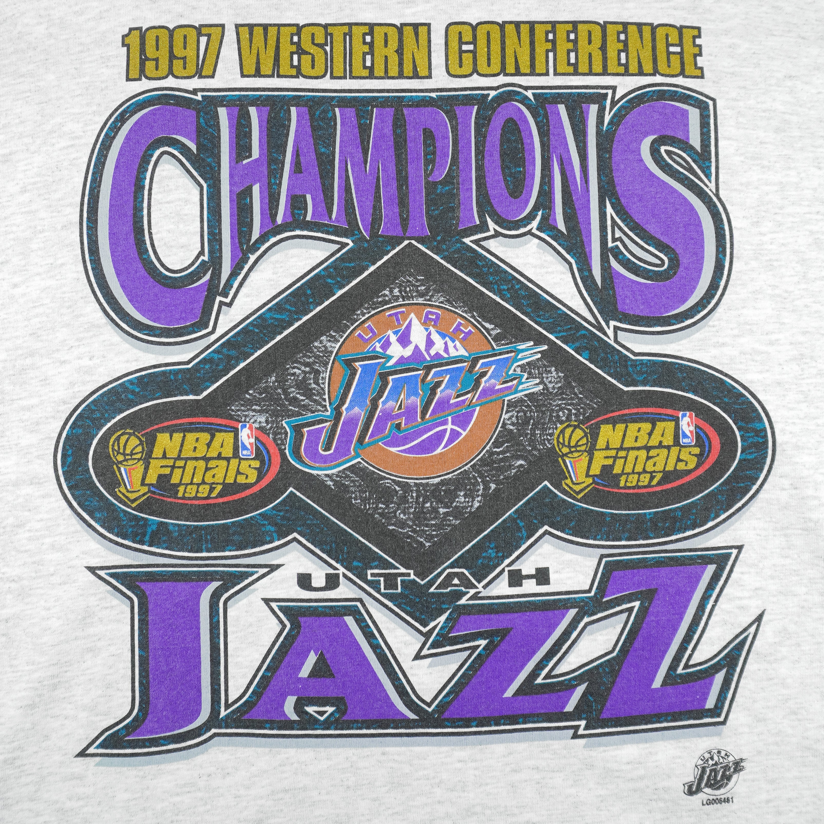 NBA (Delta) - Utah Jazz NBA Finals Champions T-Shirt 1997 XX-Large Vintage Retro Basketball