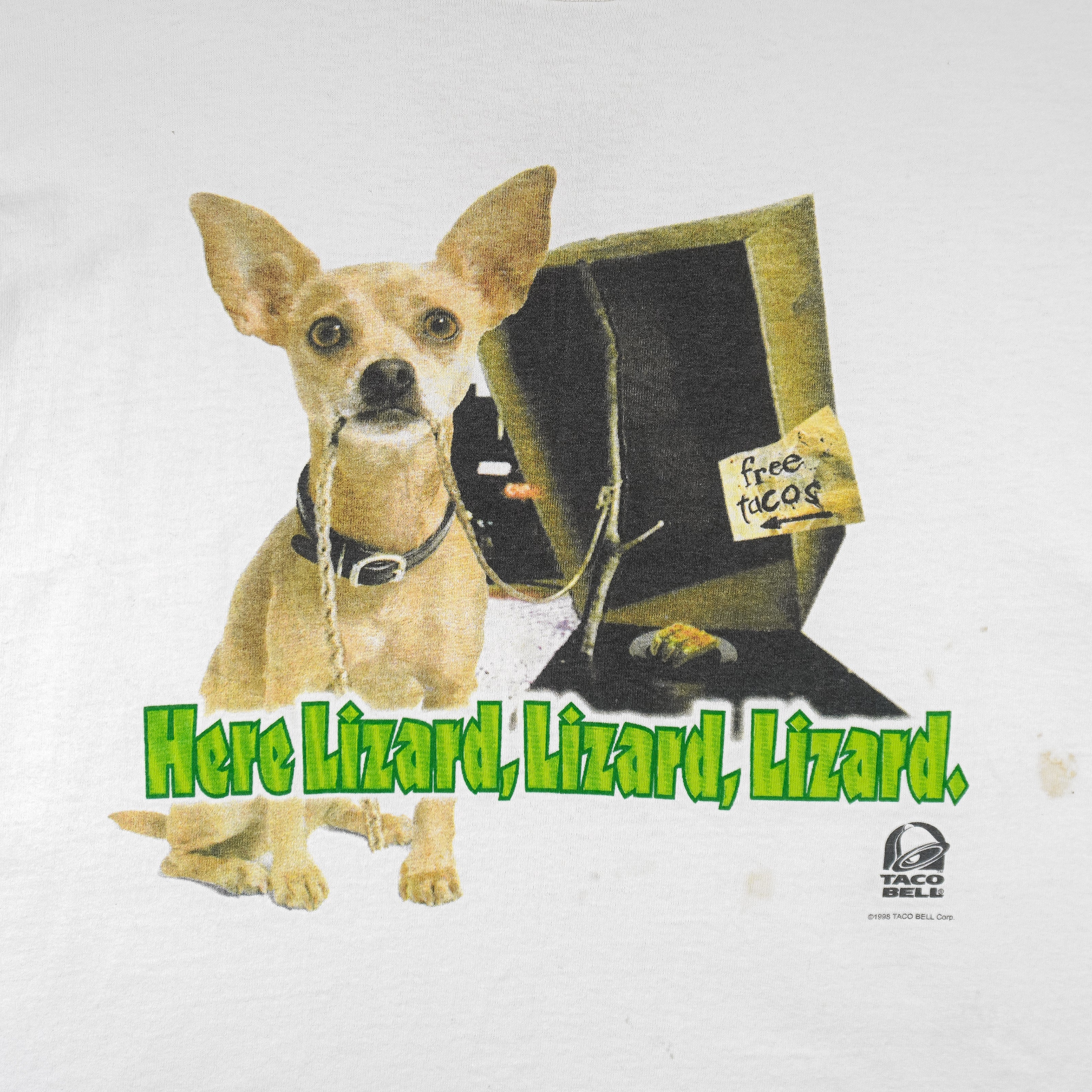 Vintage (Balzout) - Free Taco Bell T-Shirt 1998 X-Large Vintage Retro