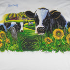 Vintage (H.L.Miller) - Door County Cows Habitat XCV T-Shirt 1990s X-Large Vintage Retro