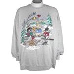 Vintage (Nutcracker) - Kitties Happy Trail Only Members Crew Neck Sweatshirt 1990s XX-Large vintage retro
