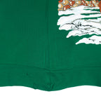 Vintage (Nutcracker) - Winter Scene with Horses Crew Neck Sweatshirt 1990s Medium