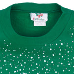 Vintage (Nutcracker) - Winter Scene with Horses Crew Neck Sweatshirt 1990s Medium