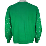 Vintage (Nutcracker) - Santa Claus Scenic Holiday Crew Neck Sweatshirt 1990s Medium