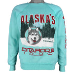 Vintage (Artex) - Alaska Iditarod 18 Sled Dog Race Crew Neck Sweatshirt 1990 Medium