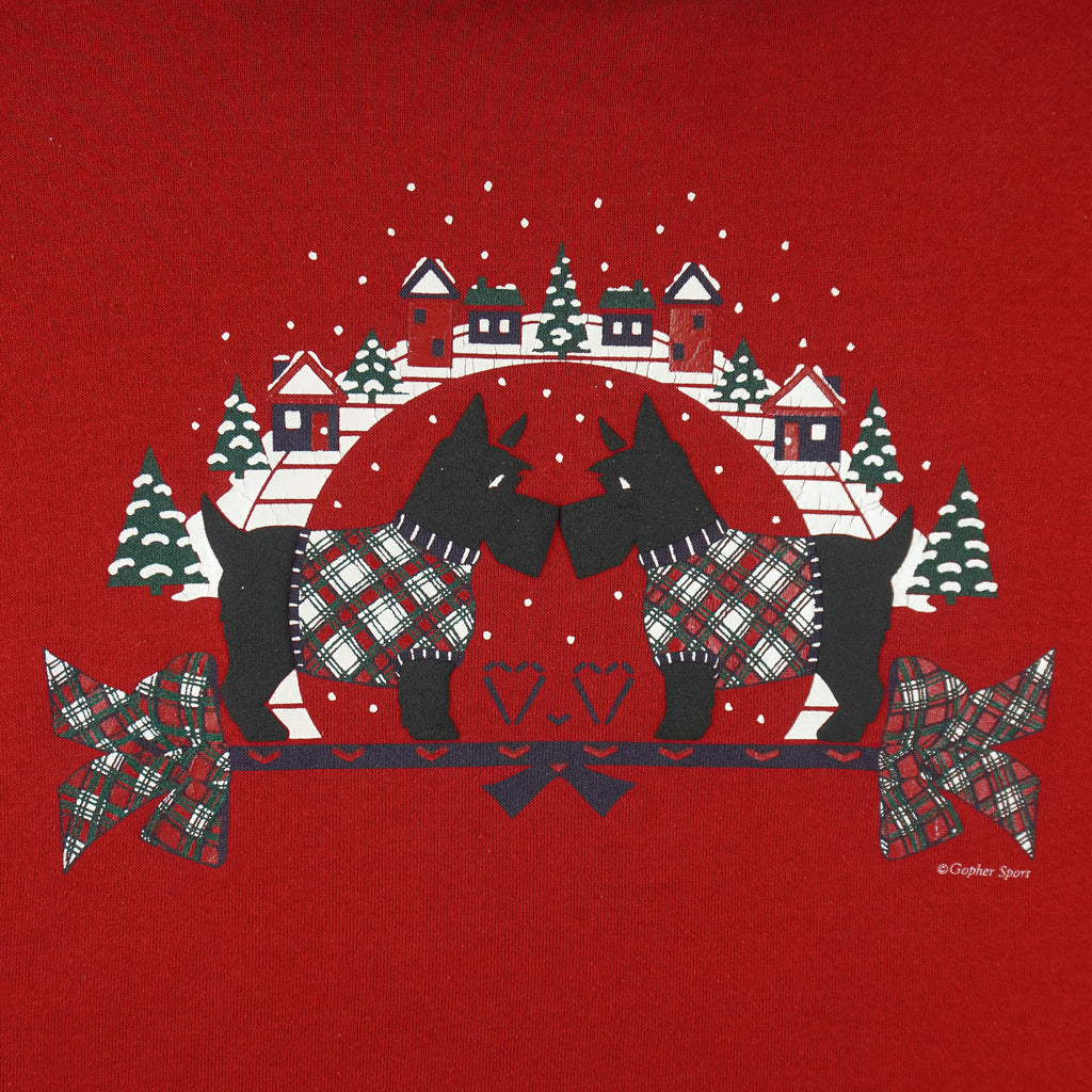 Vintage (Gopher Sport) - Puppy Dogs Crew Neck Sweatshirt 1990s Large vintage retro