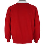 Vintage (Morning Sun) - Christmas Poinsettia Crew Neck Sweatshirt 1990s Large