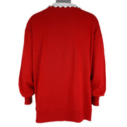 Vintage (Nutcracker Plus Size) - Christmas Wreath Crew Neck Sweatshirt 1990s XX-Large vintage retro