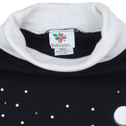 Vintage (Nutcracker) - Glittered Winter Night Scene Turtleneck Sweatshirt 1994 X-Large