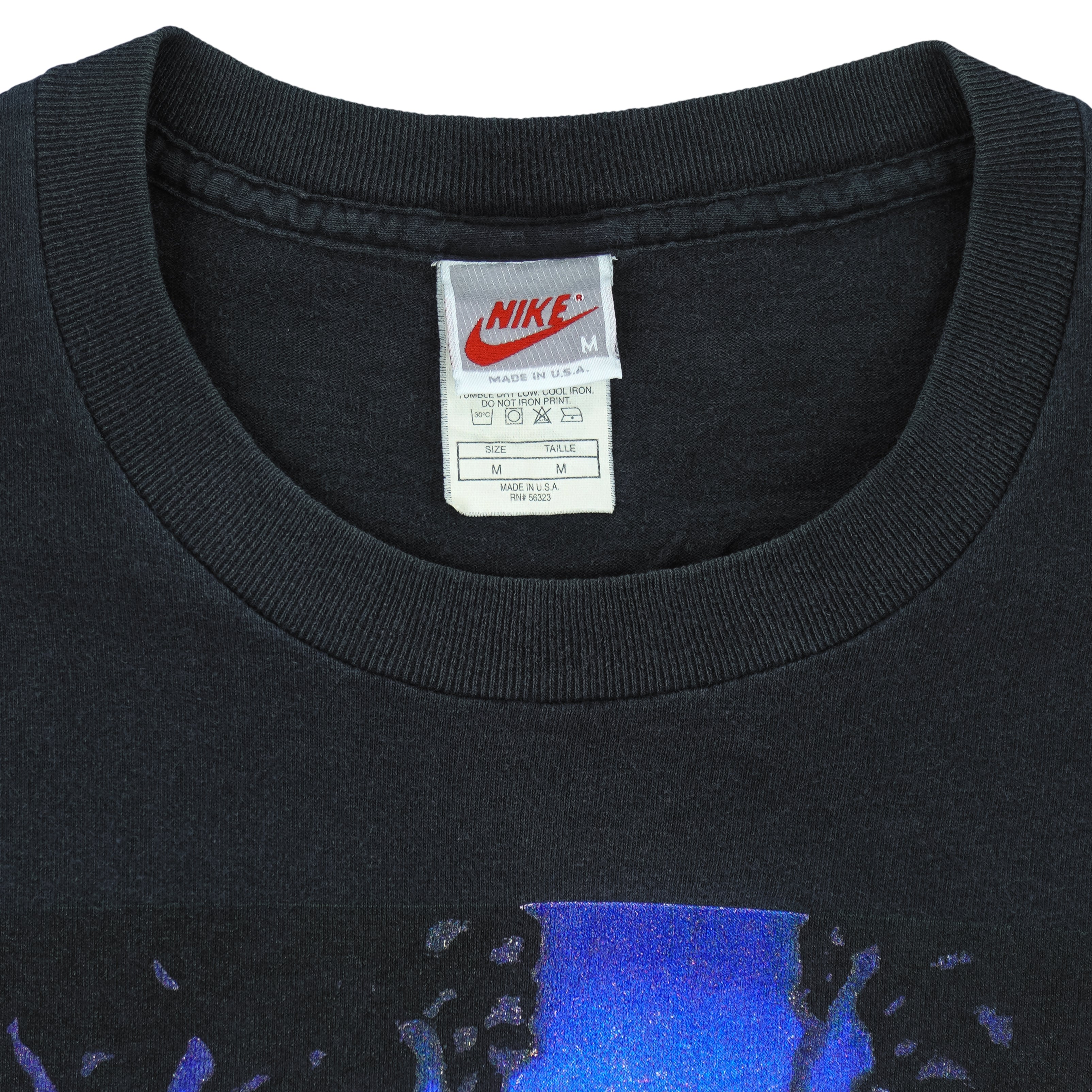 Nike - Charles Barkley VS Godzilla T-Shirt 1990s Medium Vintage retro