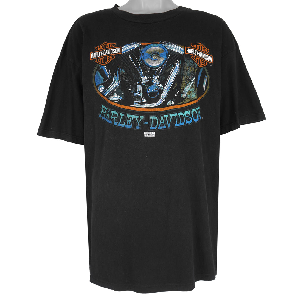 Harley Davidson - Thunder Bay, Canada T-Shirt 1990s X-Large Vintage Retro
