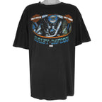 Harley Davidson - Thunder Bay, Canada T-Shirt 1990s X-Large Vintage Retro