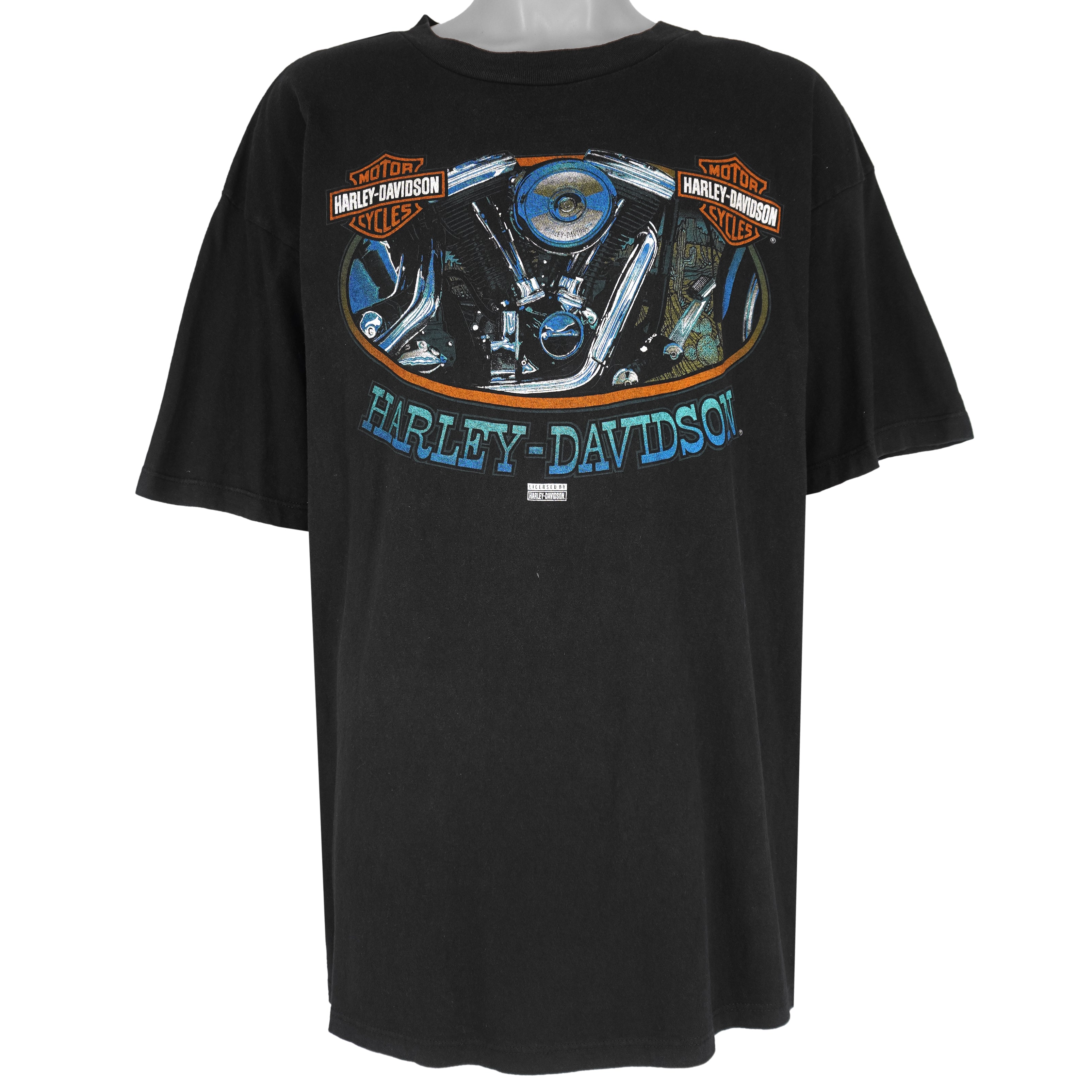 Harley Davidson - Thunder Bay, Canada T-Shirt 1990s X-Large Vintage Retro