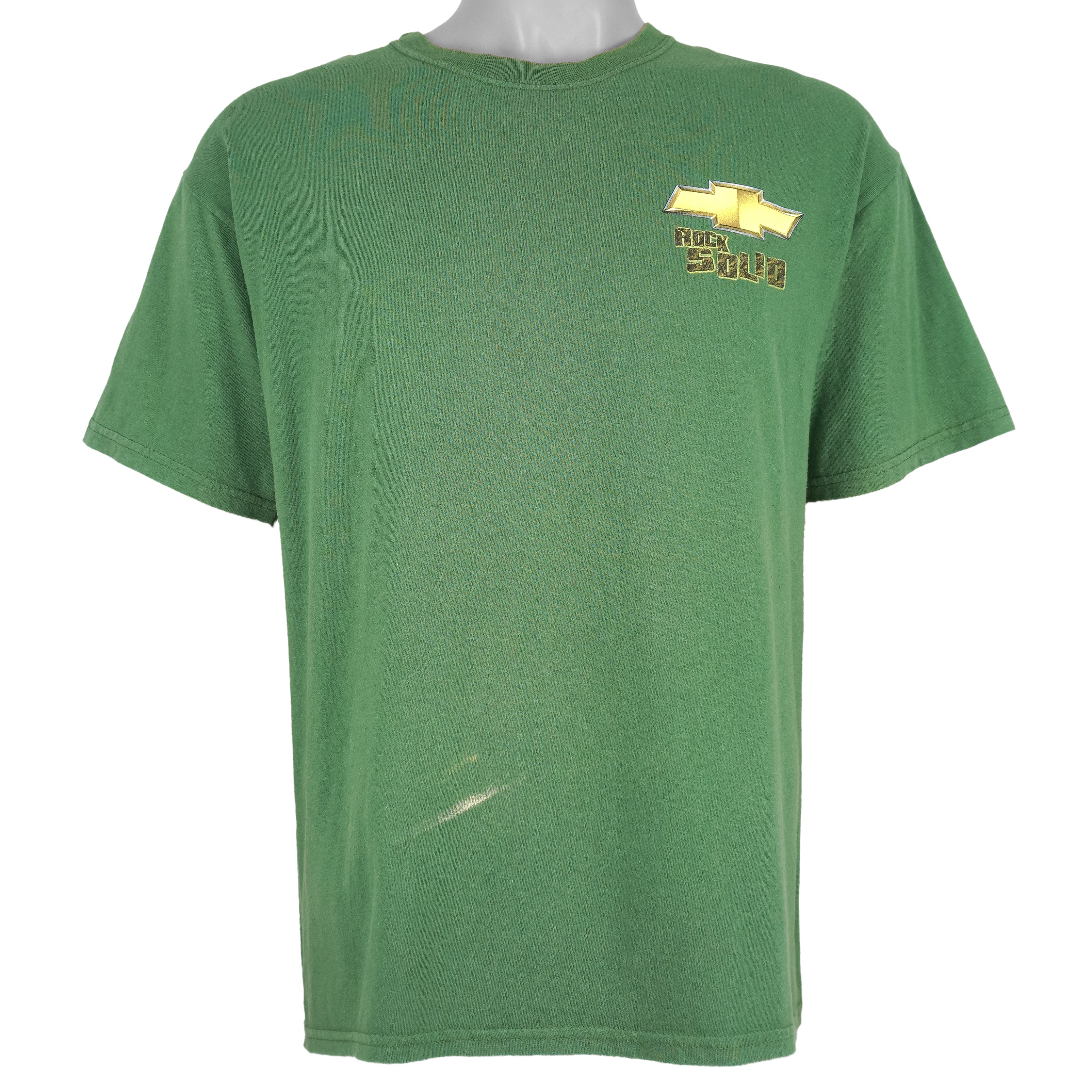 Vintage (Gildan) - Chevrolet Rock Solid Monster Truck T-Shirt 1990s Large Vintage Retro