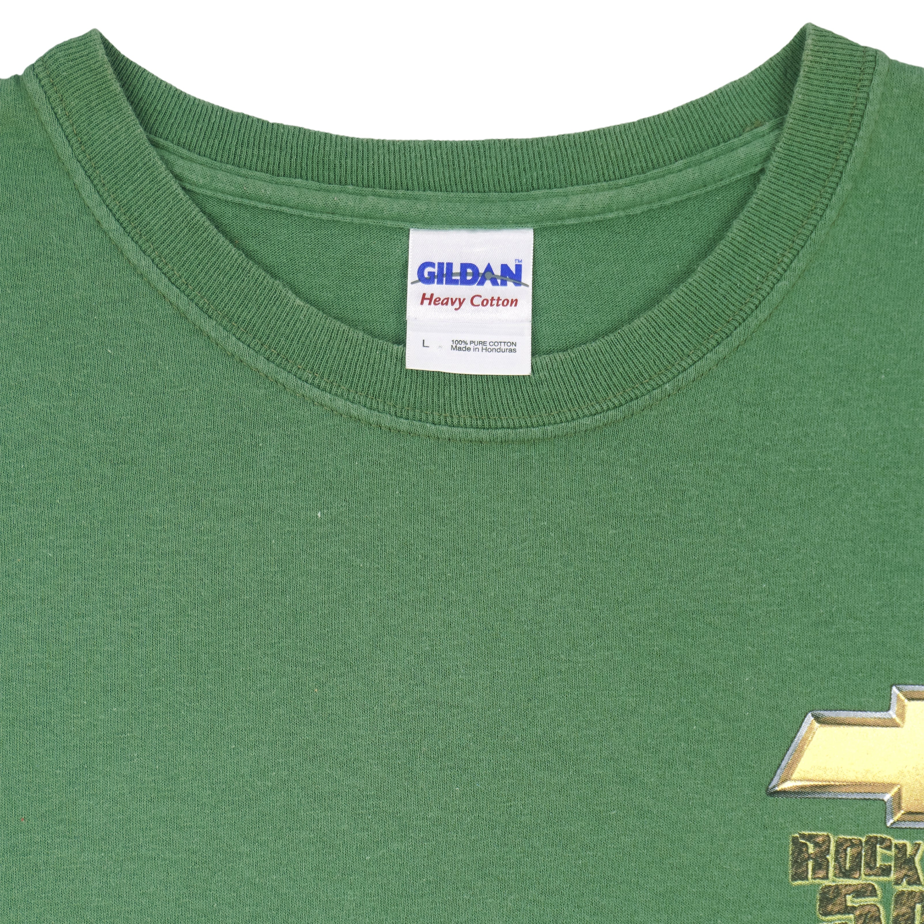 Vintage (Gildan) - Chevrolet Rock Solid Monster Truck T-Shirt 1990s Large Vintage Retro